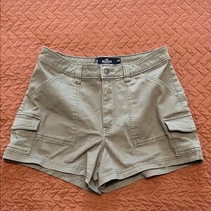 Hollister Khaki Utility Shorts